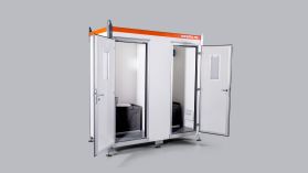 Flyttbar dubbeltoalett 2x200L